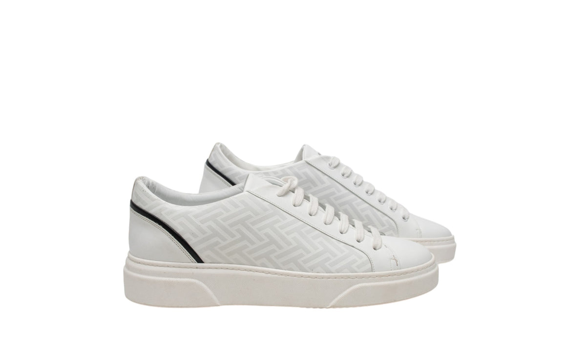 TESTONI Sneaker Weaving T Macro Calf White 8 UK  / 9 US / 42 IT