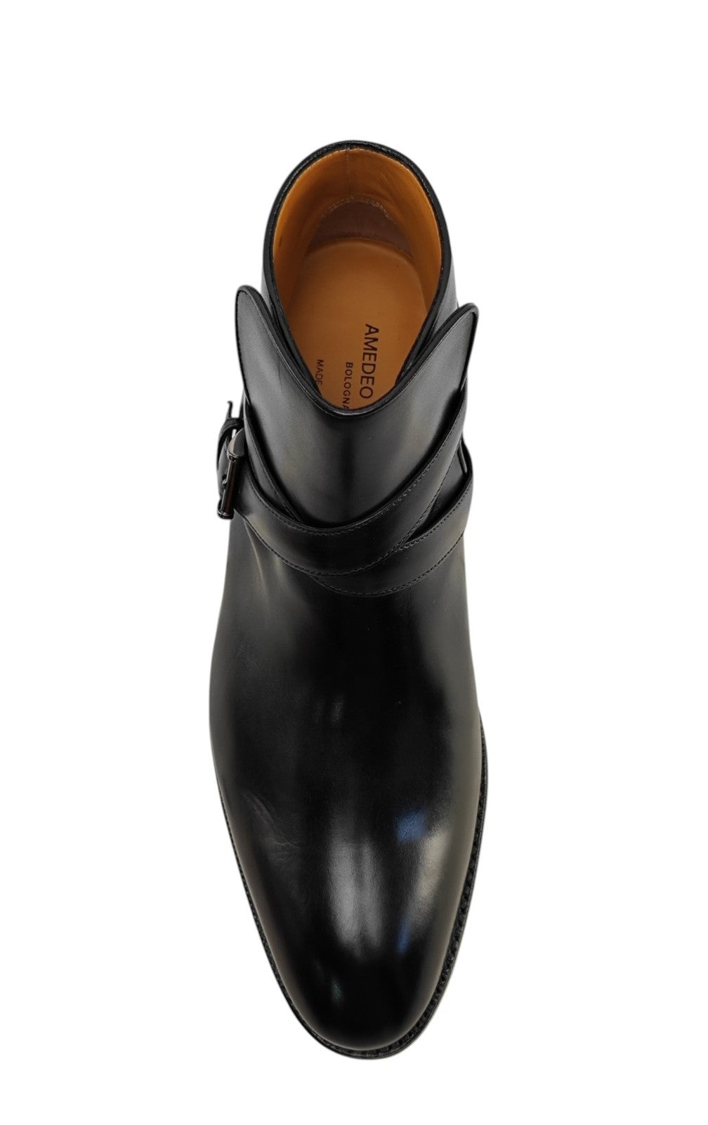 1550$ TESTONI "Piuma" Ankle Boot Lux Calf Black 8 UK / 9 US / 42 IT
