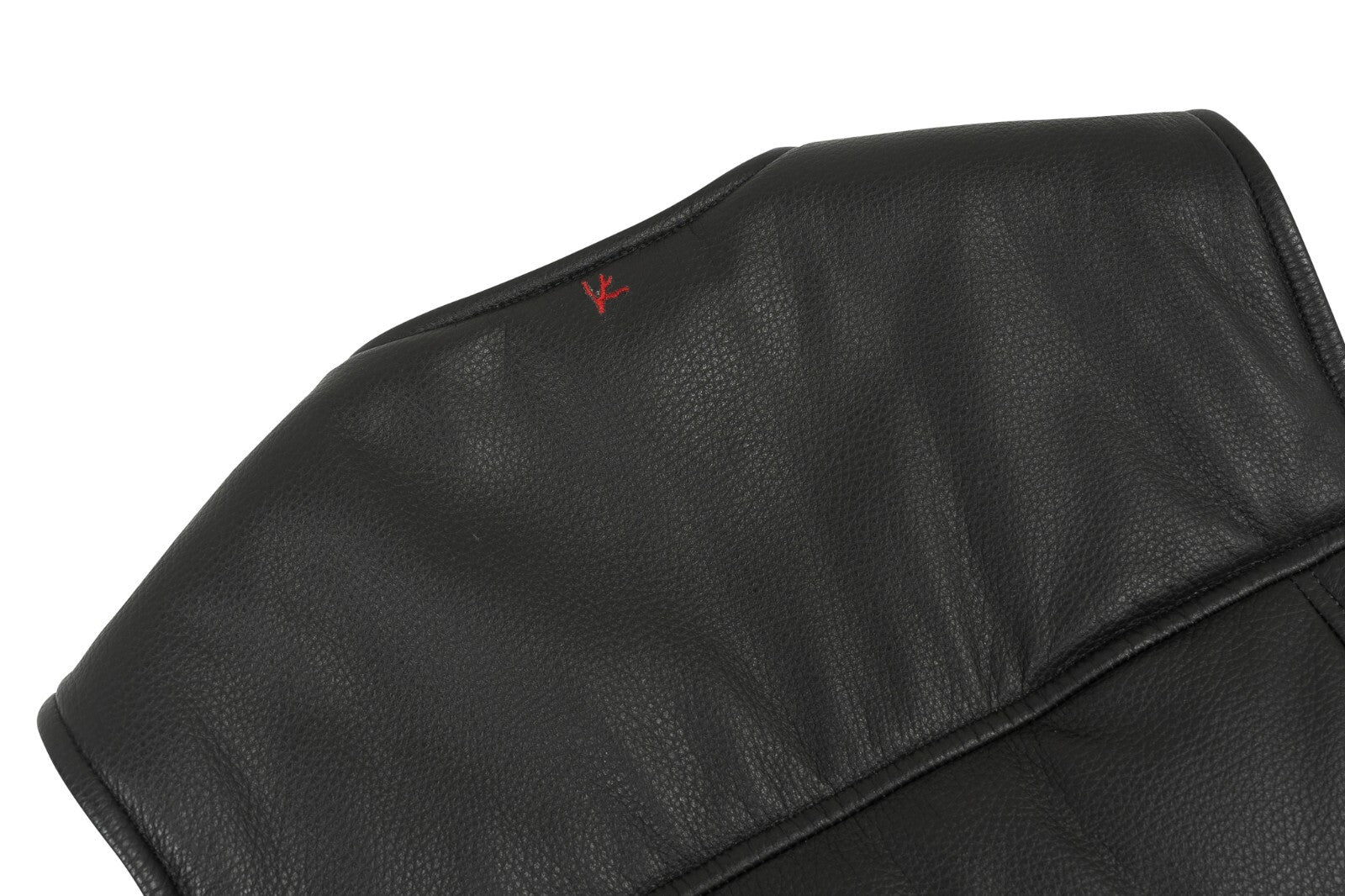 4800$ ISAIA NAPOLI Charcoal Padded Vest Jacket Deerskin Leather 38 US / 48 EU