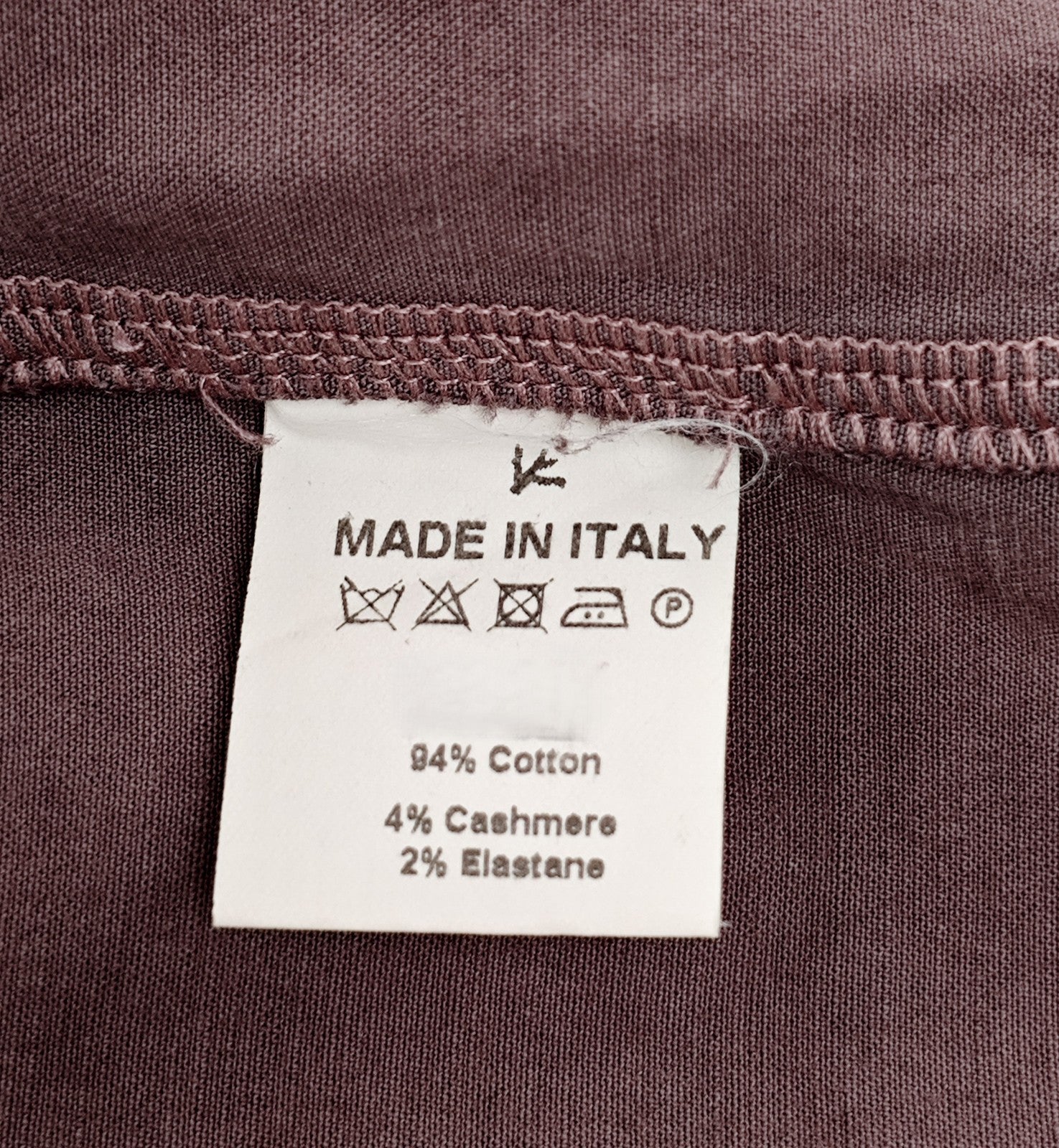 $1650 ISAIA NAPOLI "Comfort" Plum Hand-Sewn Overshirt Jacket Cotton - Cashmere