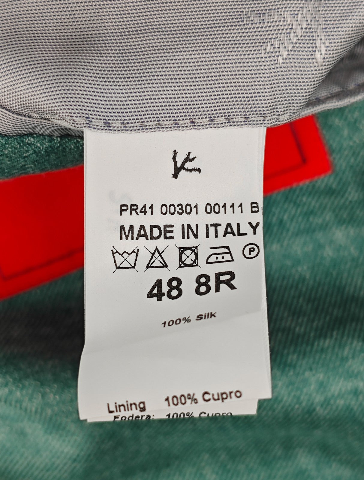 $5200 ISAIA NAPOLI "Capri" Aquamarine Jacket Sport Coat 100% Silk 38 US / 48 EU