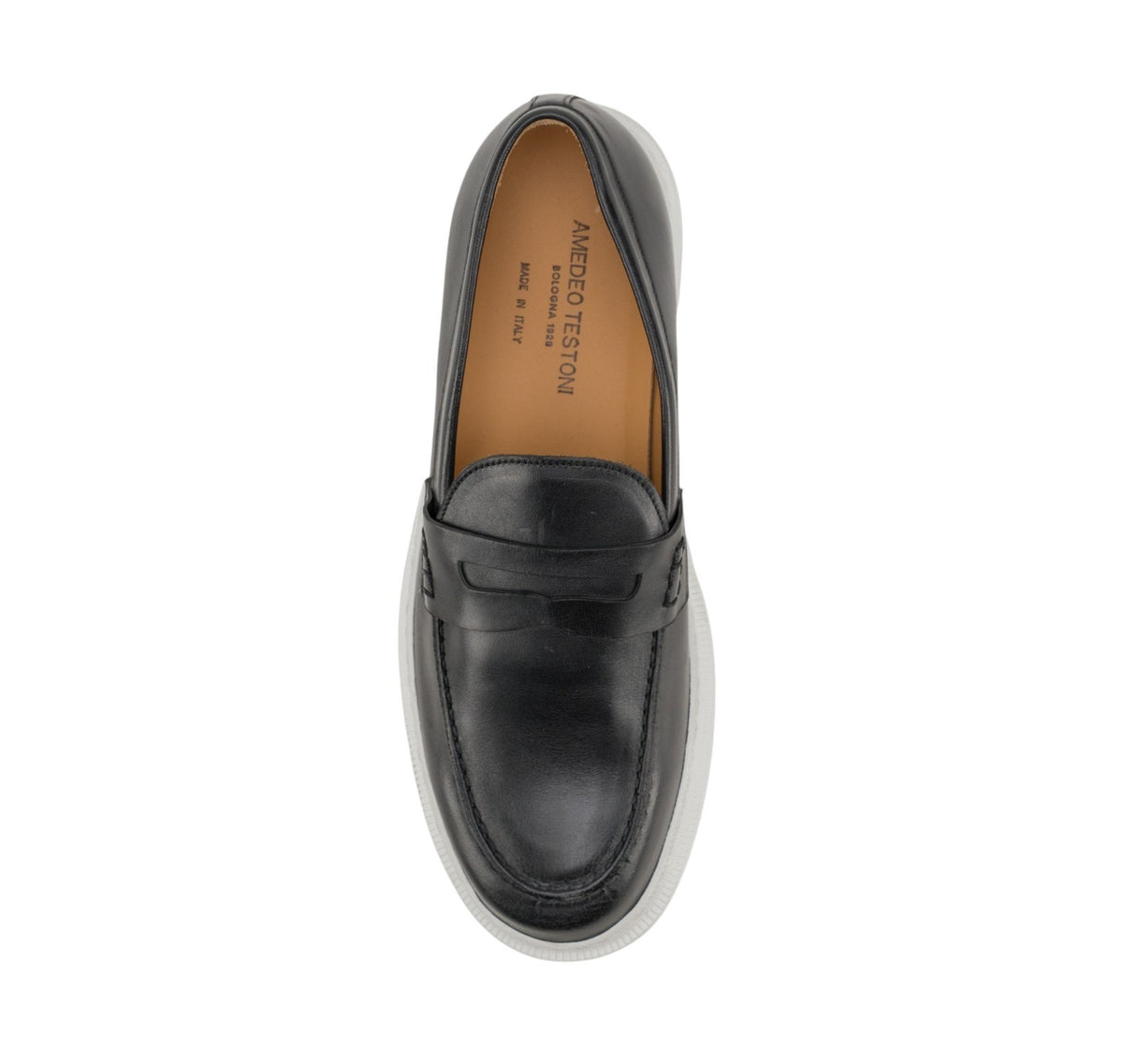 1050$ TESTONI "Mantova" Loafer Black Sneaker Lux Calf 8 UK /  9 US / 42 IT