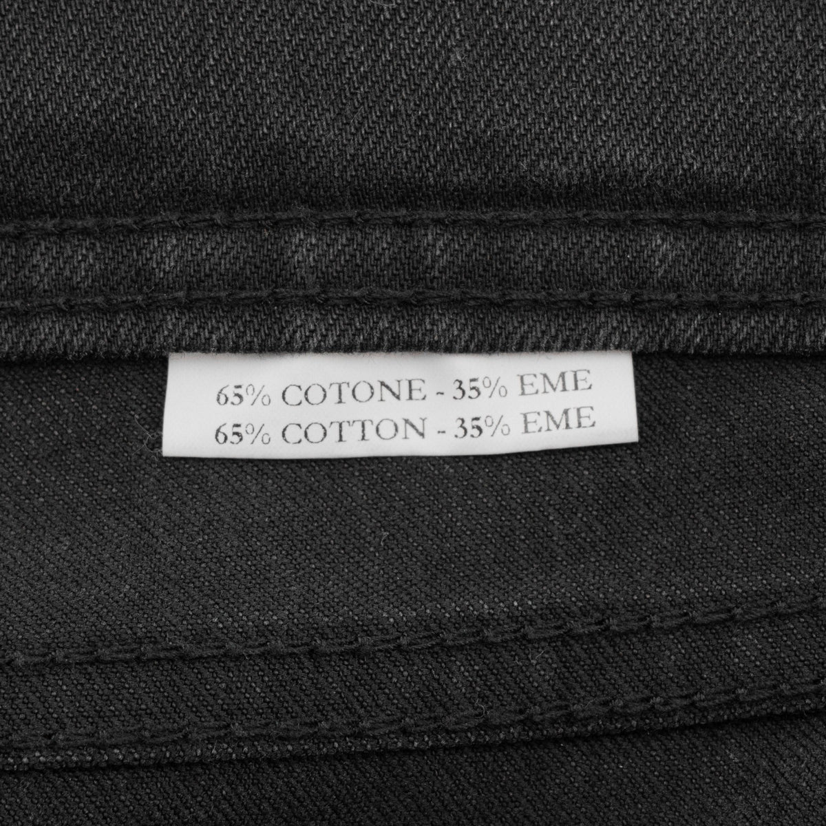 415$ LUIGI BORRELLI NAPOLI Charcoal 5 Pocket Jeans 35 US / 51 EU - Made in Italy
