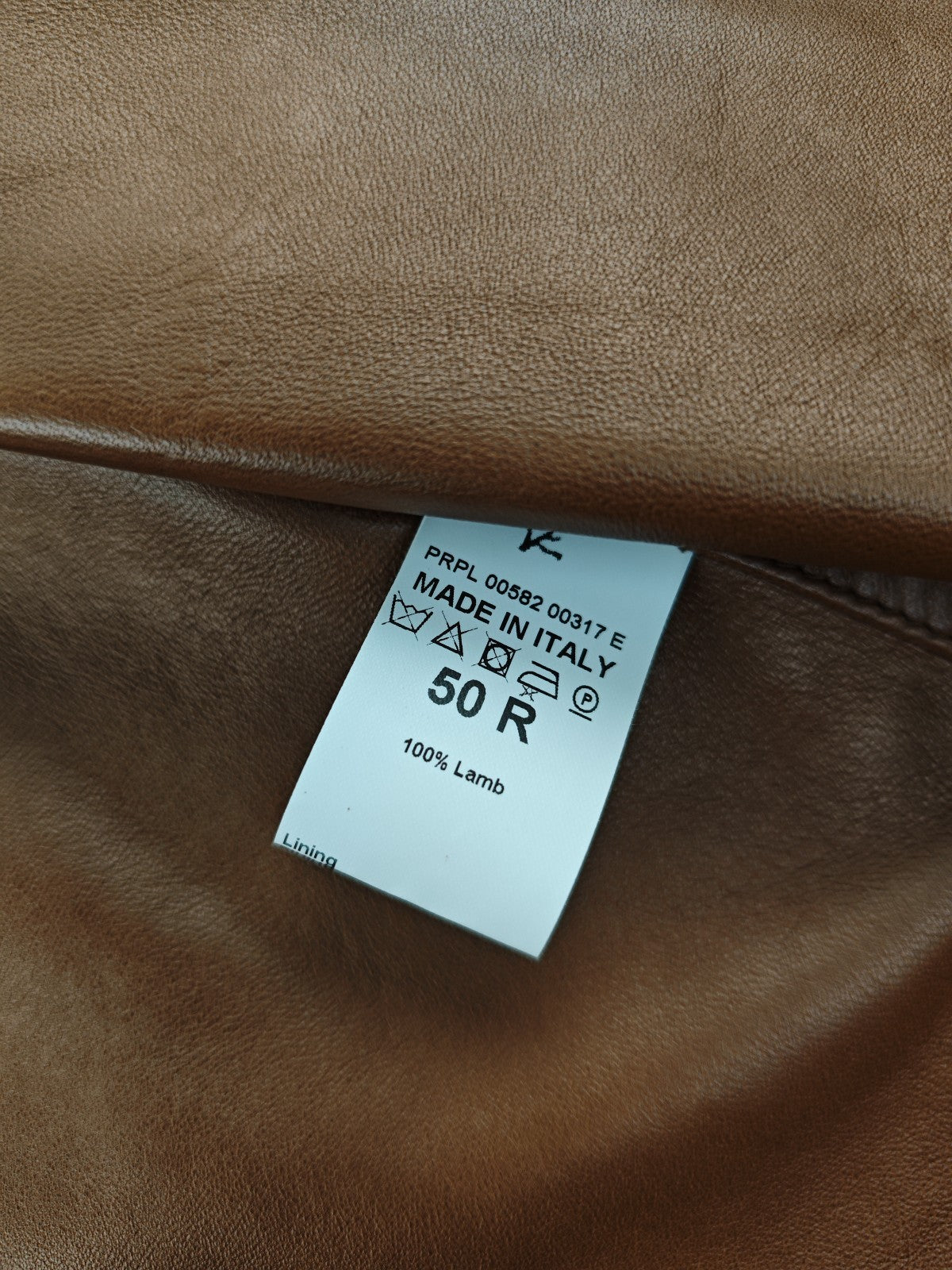 4200$ ISAIA NAPOLI Brown Overshirt Jacket Leather Suede Lambskin 40 US / 50 EU