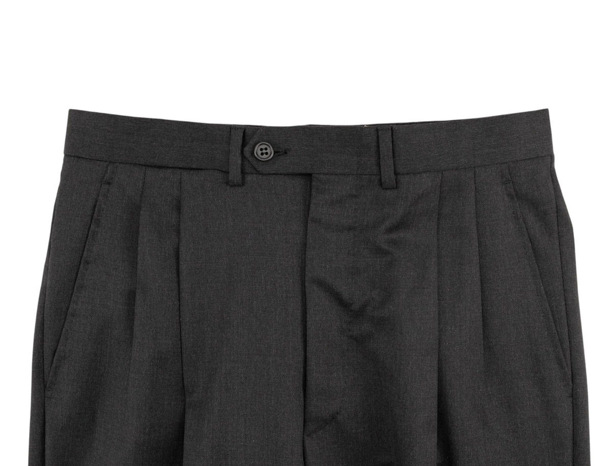 $2950 RUBINACCI LONDON HOUSE 3 Buttons Suit Wool Dark Gray 34 US / 44 EU