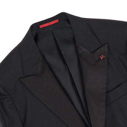 $7450 ISAIA "Sanita" Blue Midnight Tuxedo Suit Wool Aquaspider 38 US / 48 EU 8C