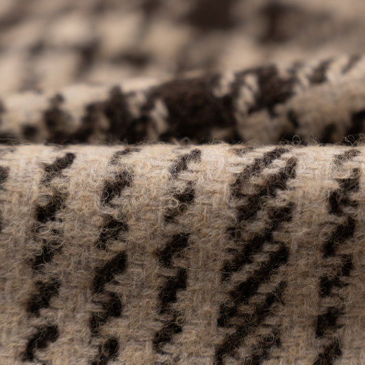 $3150 SARTORIO by KITON Beige Overcoat Alpaca / Wool Plaid 40 US / 50 EU
