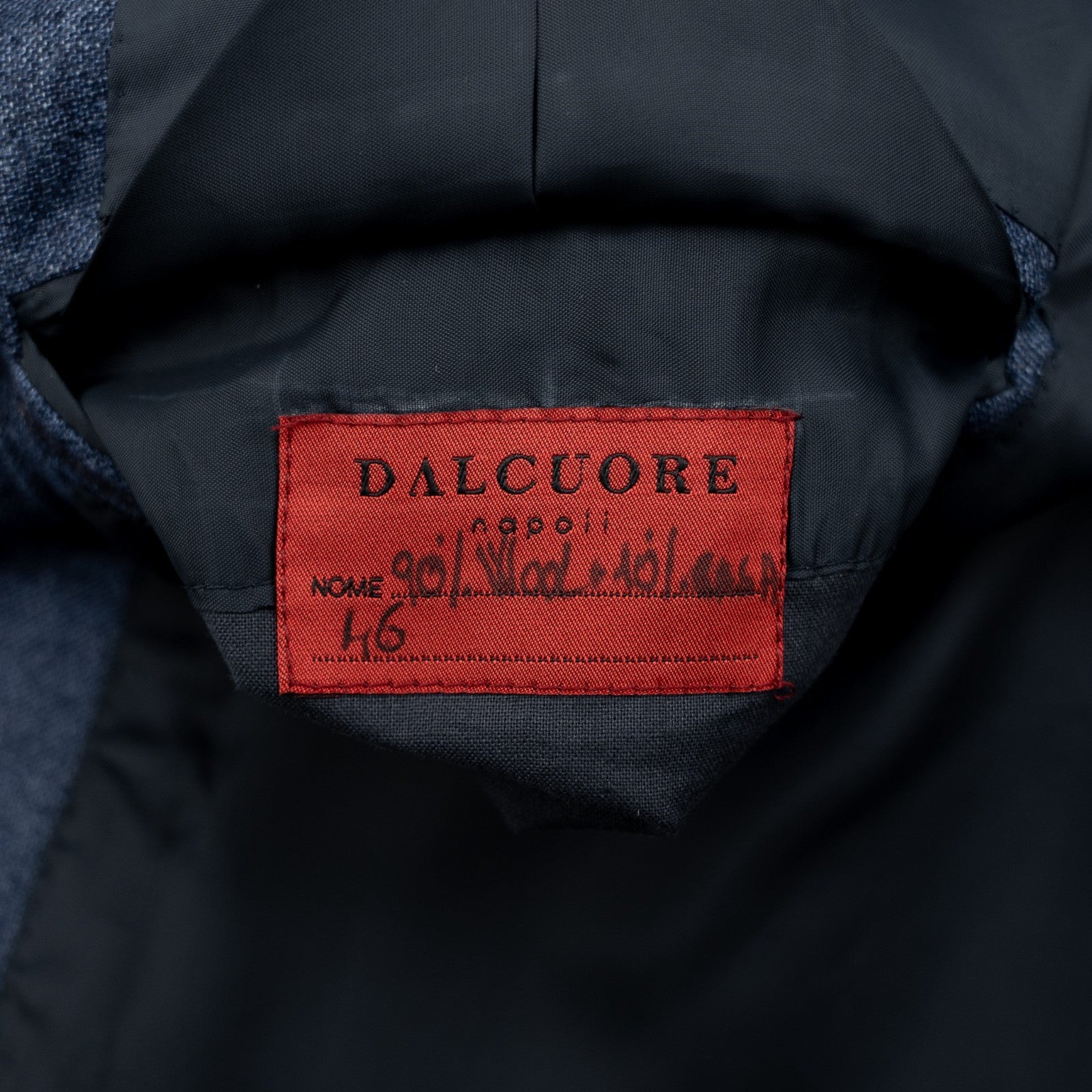 Sartoria DALCUORE NAPOLI Total Hand-Sewn Suit Wool - Cashmere Blue Windowpane