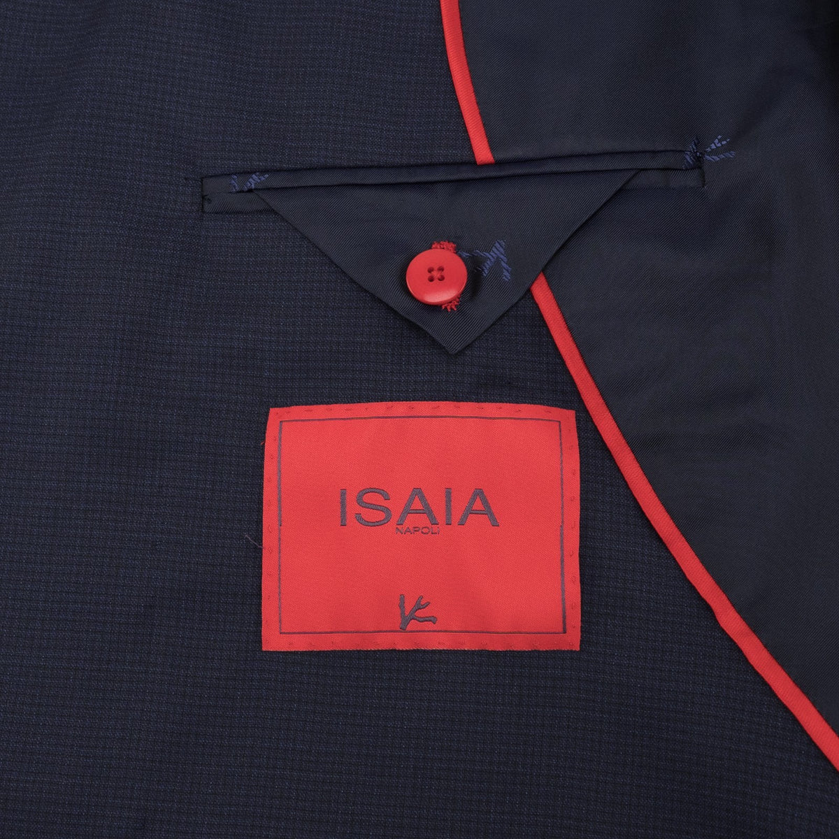 $7150 ISAIA "Marechiaro" Dark Blue Suit Wool 170's & Silk 44 US / 54 EU 8R