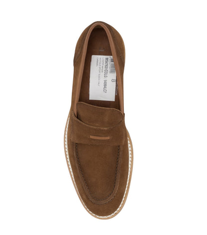 1350$ TESTONI Loafer Antique Sport Suede Caramel 8 UK / 9 US / 42 IT