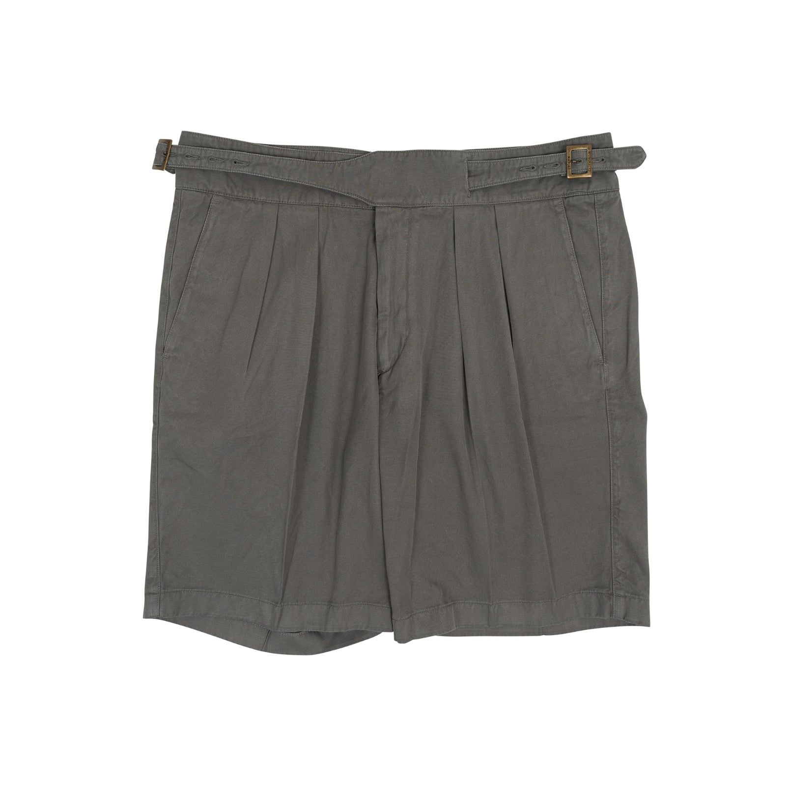 530$ RUBINACCI NAPOLI Manny Gurkha Short Pant Off Green Cotton 36 US / 52 IT