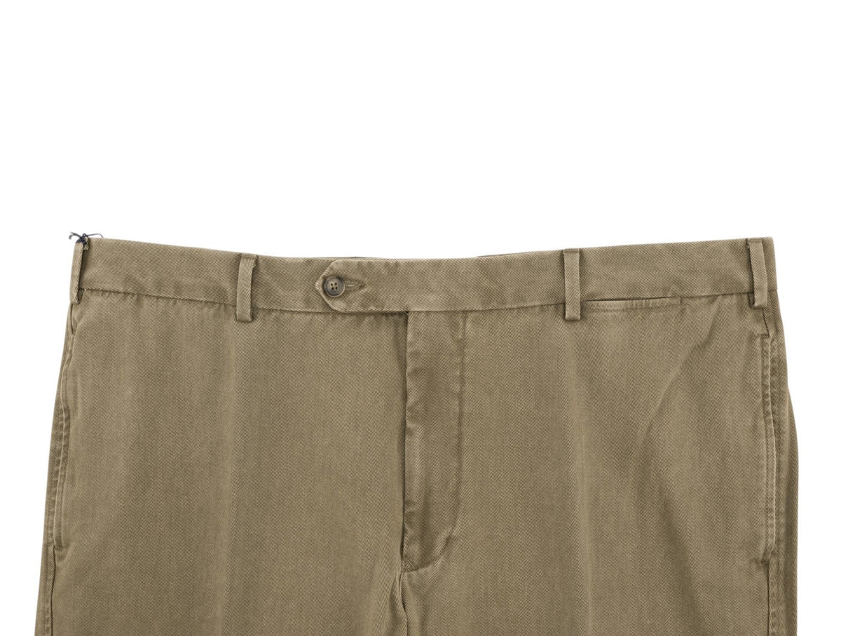 700$ BURBERRY Olive Green Jeans Denim Pant Cotton Pant Relaxed Fit 42 US / 58 EU