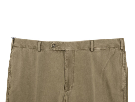 700$ BURBERRY Olive Green Jeans Denim Pant Cotton Pant Relaxed Fit 42 US / 58 EU