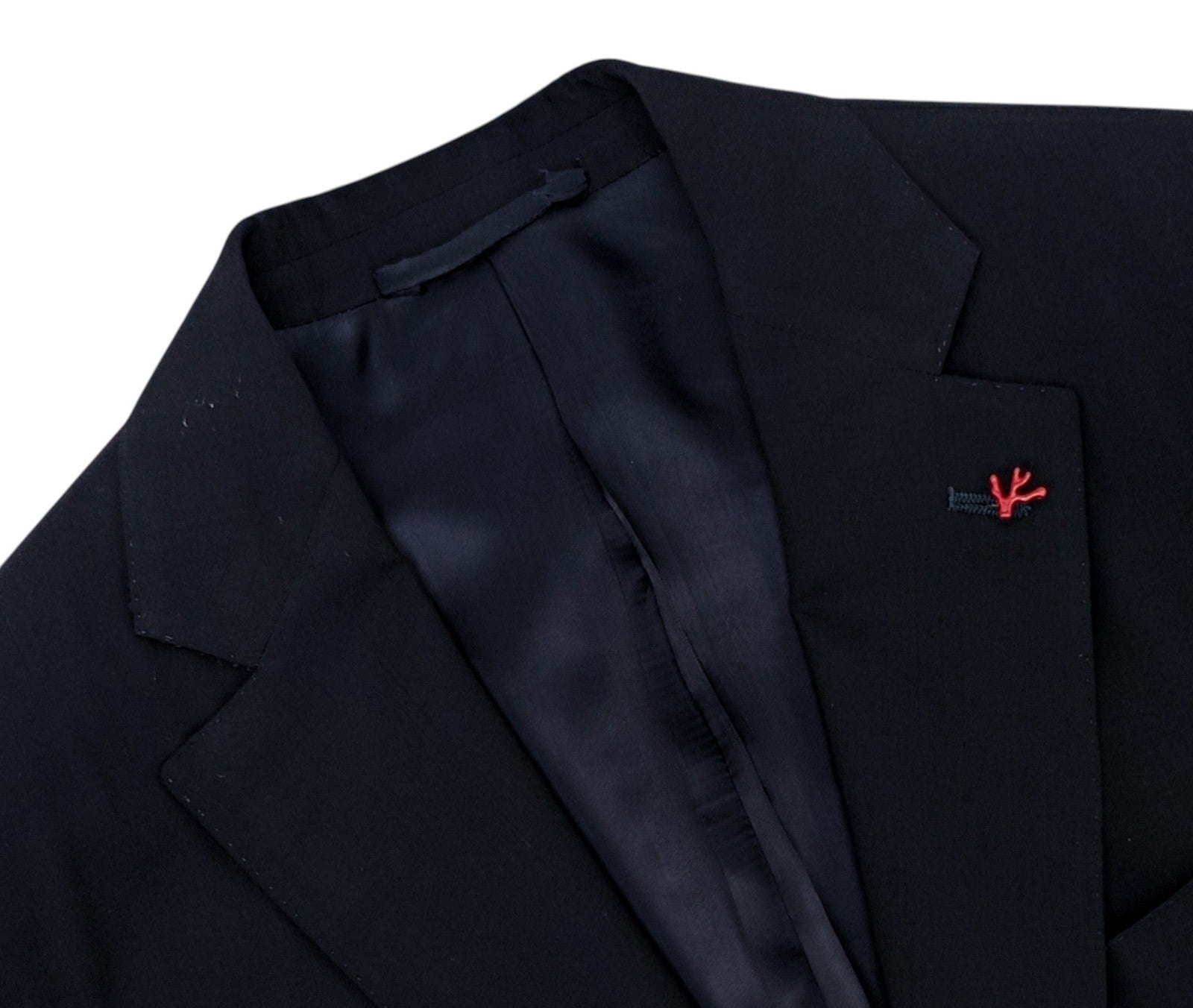 $5700 ISAIA NAPOLI Blue Midnight Hand-Sewn Jacket Sport Coat Fine Wool