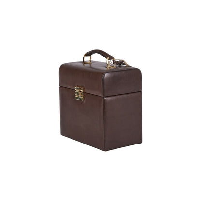 $2500 RARE BROOKS BROTHERS Leather Cocktail Shaker Set Travel Case New Vintage