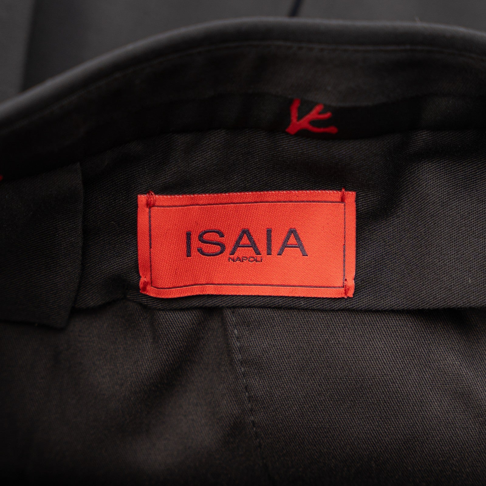 1680$ ISAIA Hand-Sewn Tapered Dress Pant Fine Wool Blue Midnight 32 US / 48 EU