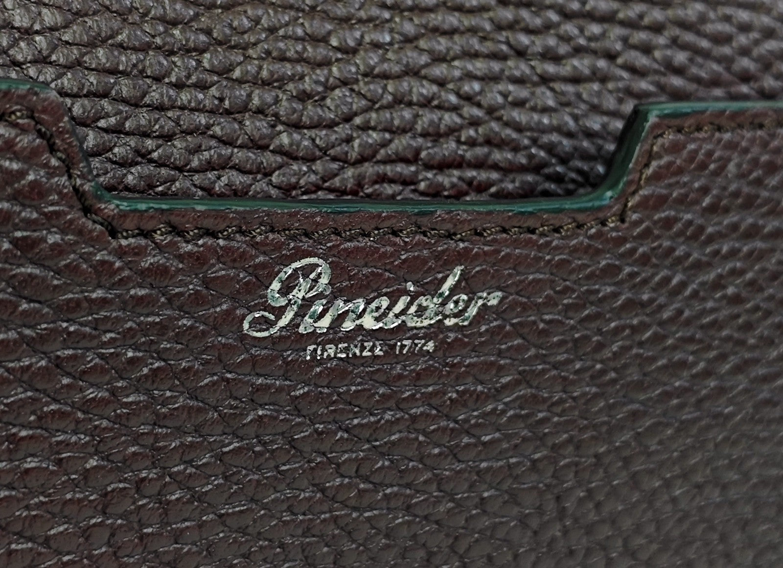 1950$ PINEIDER "Bottolato" Grain Calf Shoulder Travel Duffle Bag Burgundy