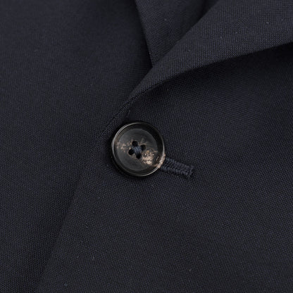 $5725 ISAIA "Capri" Blue Midnight Sport Coat Fine Wool Wide Lapel 38 US 48 EU 8R