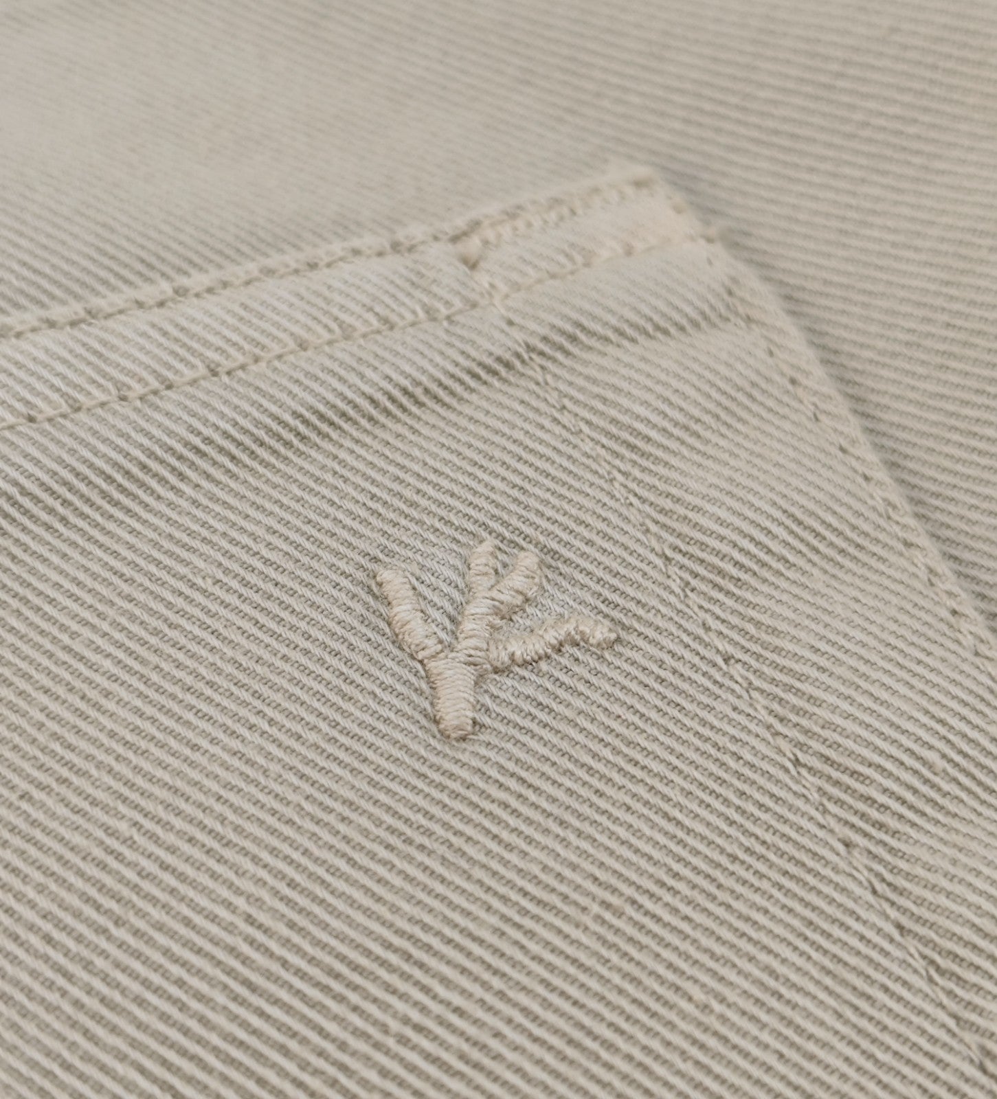 750$ ISAIA NAPOLI Beige 5 Pockets Casual Pant Twill Cotton 34 US / 50 EU R