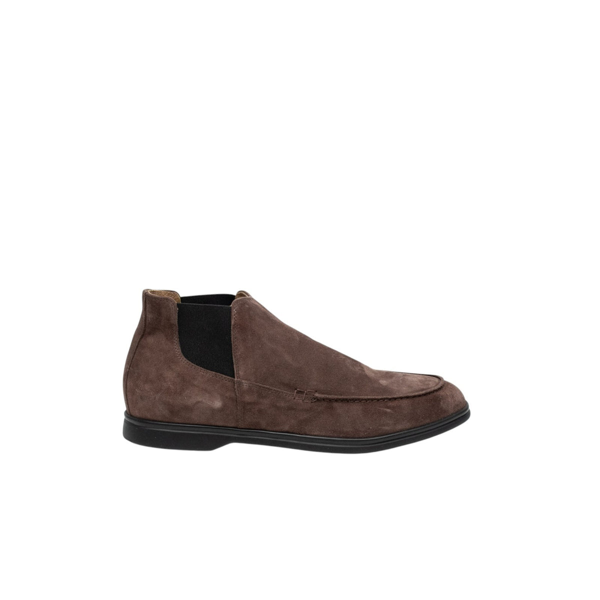 1350$ TESTONI "Portonovo" Chelsea Boot Shoes Eco Suede Brown 8 UK / 9 US / 42 IT