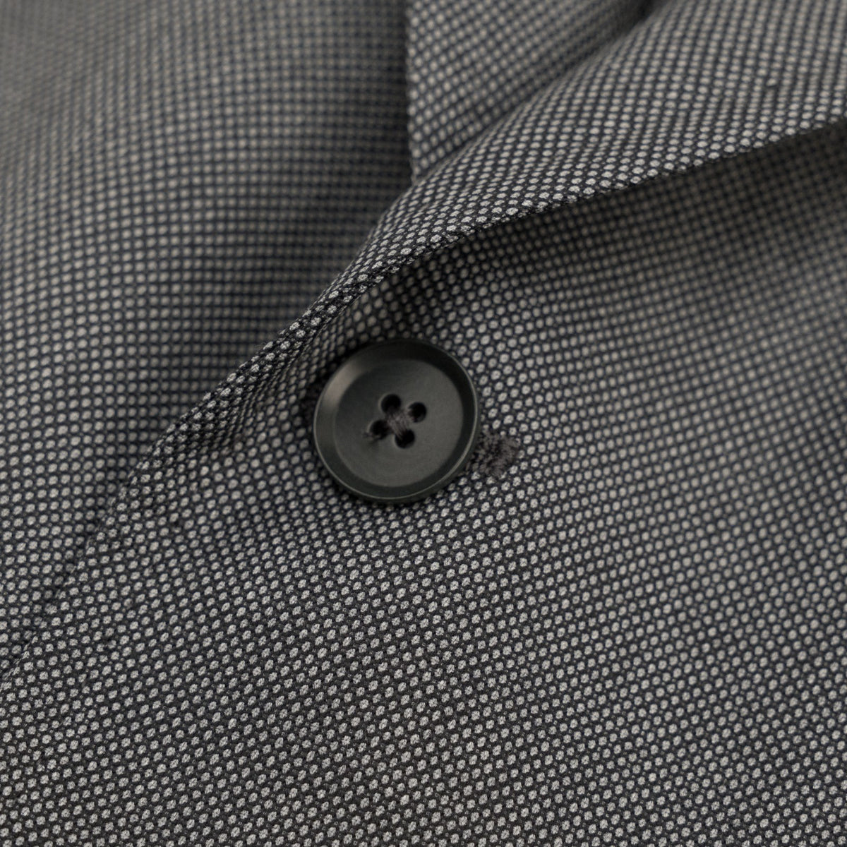 $6850 ISAIA NAPOLI "Capri" Gray Suit Hand-Sewn Fine Wool Birdseye