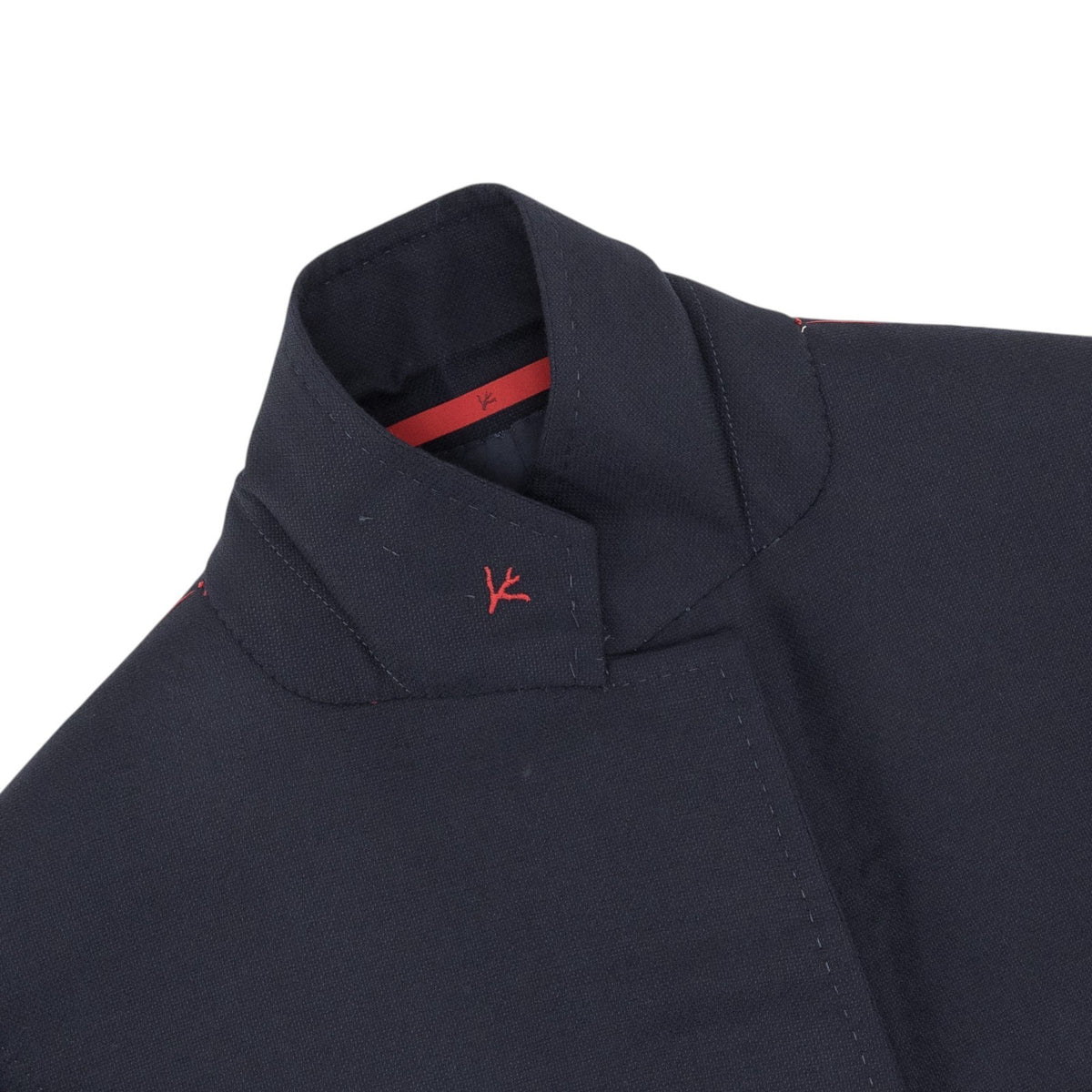 $6600 ISAIA NAPOLI "Domenico" Blue Navy Suit Soft Wool  38 US / 48 EU 7R