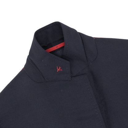 $6600 ISAIA NAPOLI "Domenico" Blue Navy Suit Soft Wool  38 US / 48 EU 7R