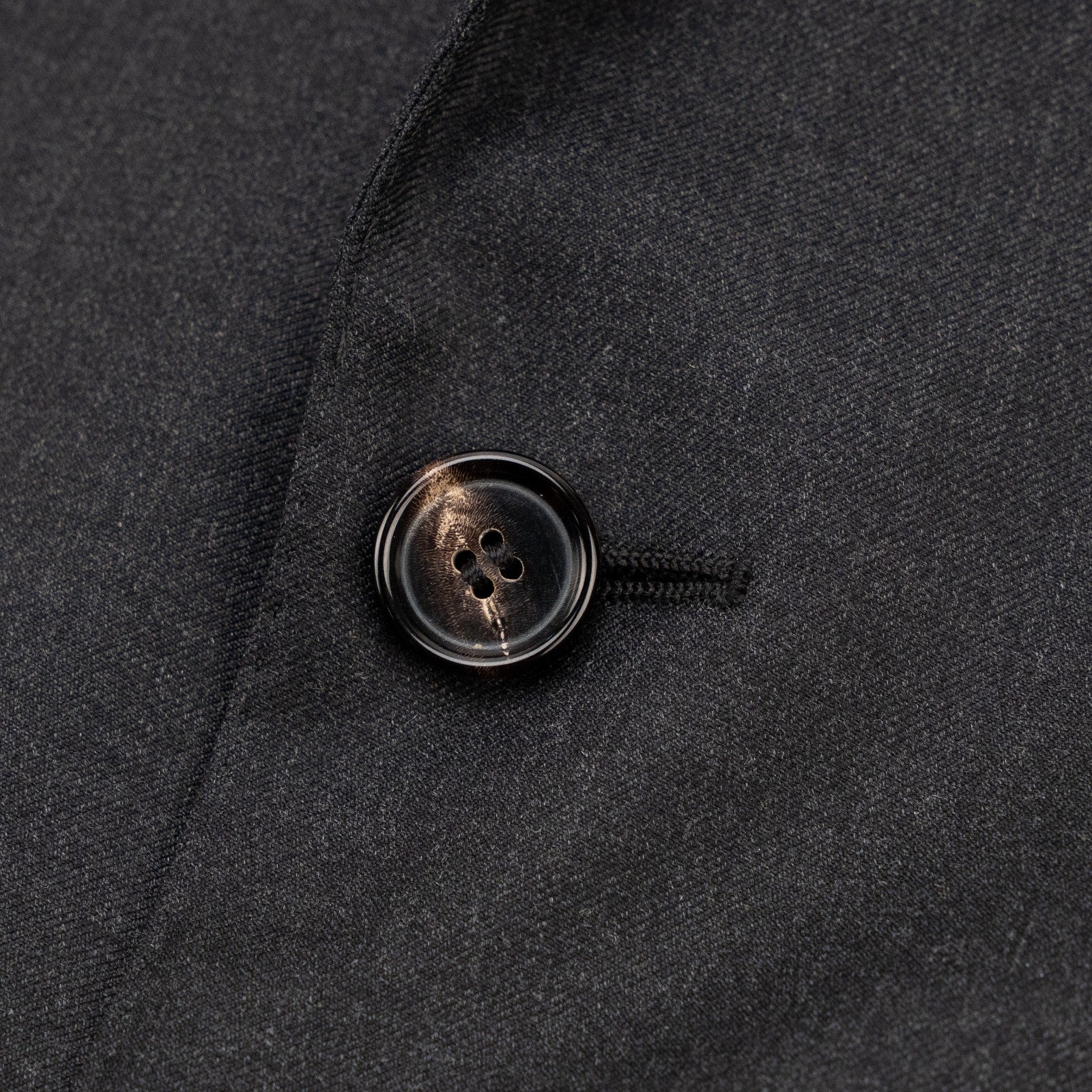$2400 RAFFAELE CARUSO Dark Gray Suit Superfine Wool 110's 44 US 54 EU