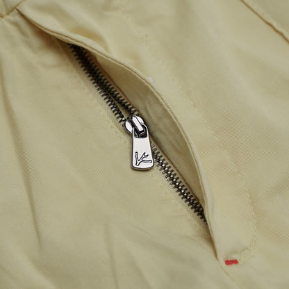 840$ ISAIA "Comfort" Yellow Drawstring Short Pant Cotton Stretch 30 US / 46 EU