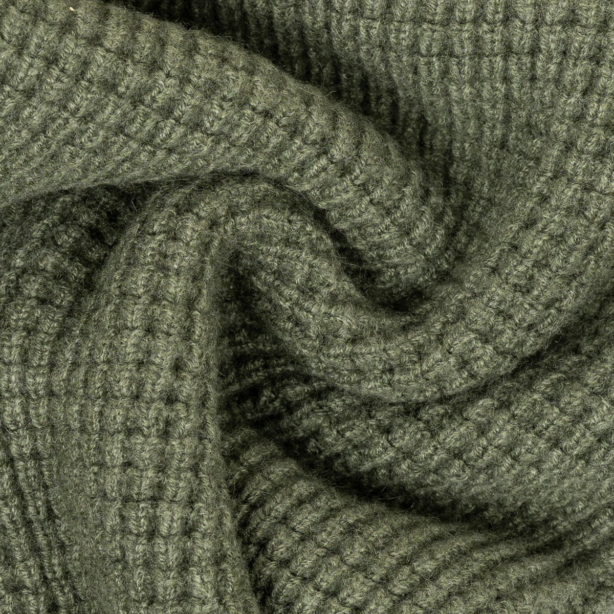 $1750 RUBINACCI NAPOLI Cardigan Jacket 100% Ribbed Cashmere Green