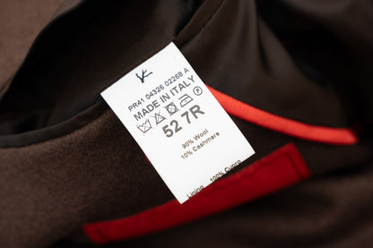 $6500 ISAIA NAPOLI "Comfort Project" Brown Hand-Sewn Suit Wool & Cashmere