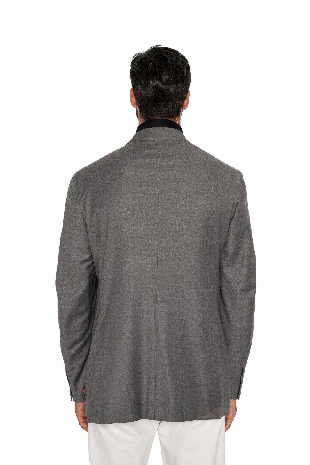 $5200 ISAIA NAPOLI Gray Jacket Sport Coat Wool 160's Aquaspider 52 US / 62 EU