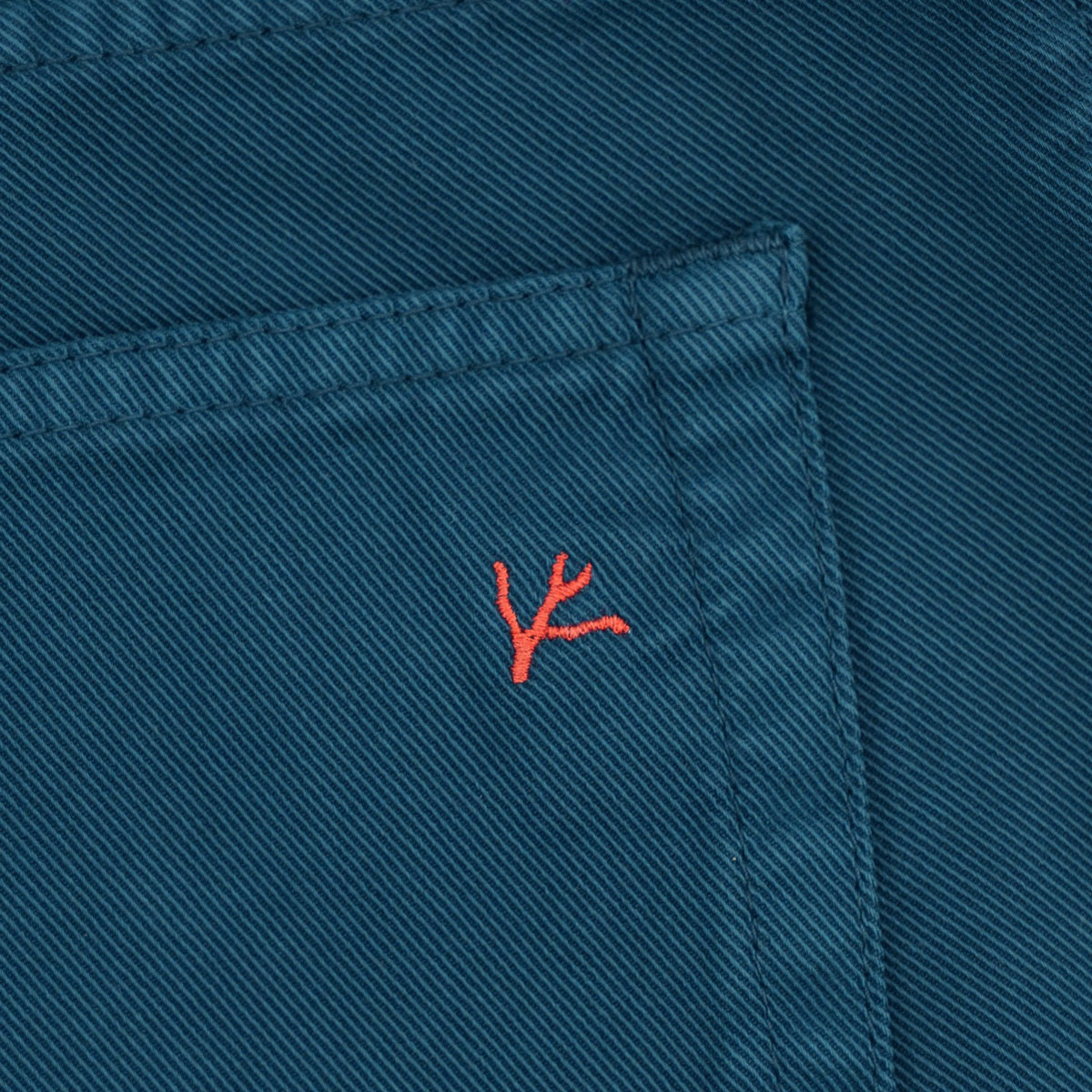 725$ ISAIA NAPOLI Petroleum Blue 5 Pocket Denim Jeans Cotton Slim 32 US / 48 EU