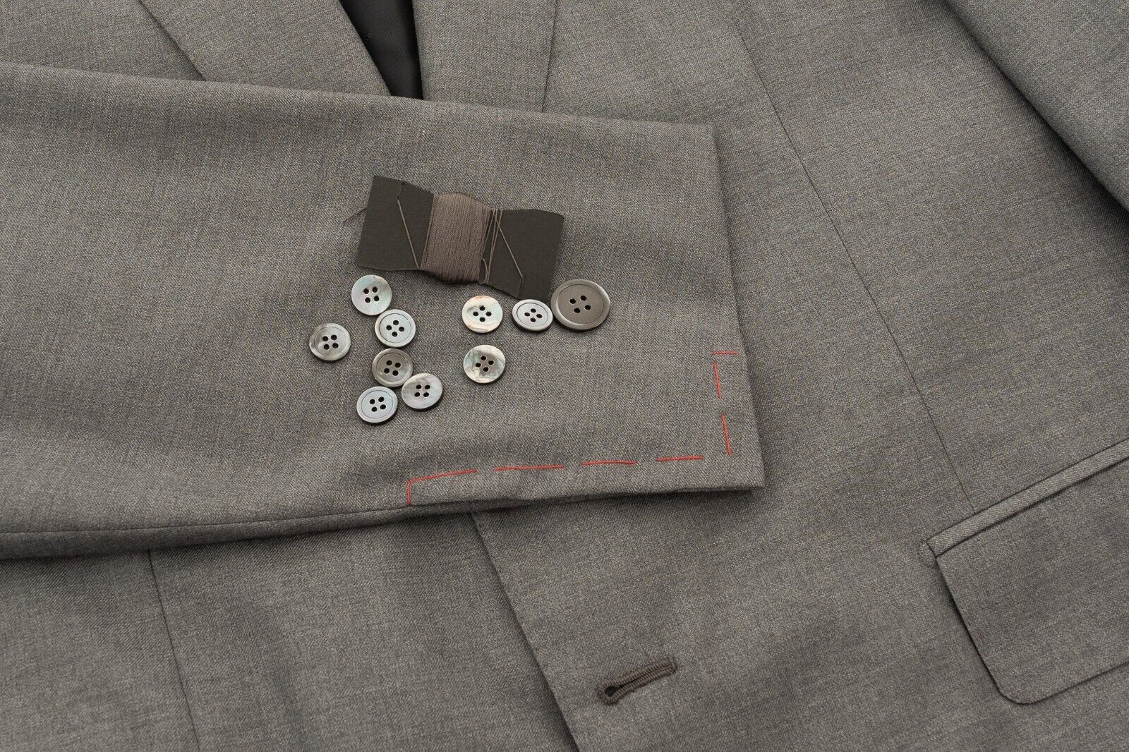 $5200 ISAIA NAPOLI Gray Jacket Sport Coat Wool 160's Aquaspider 52 US / 62 EU
