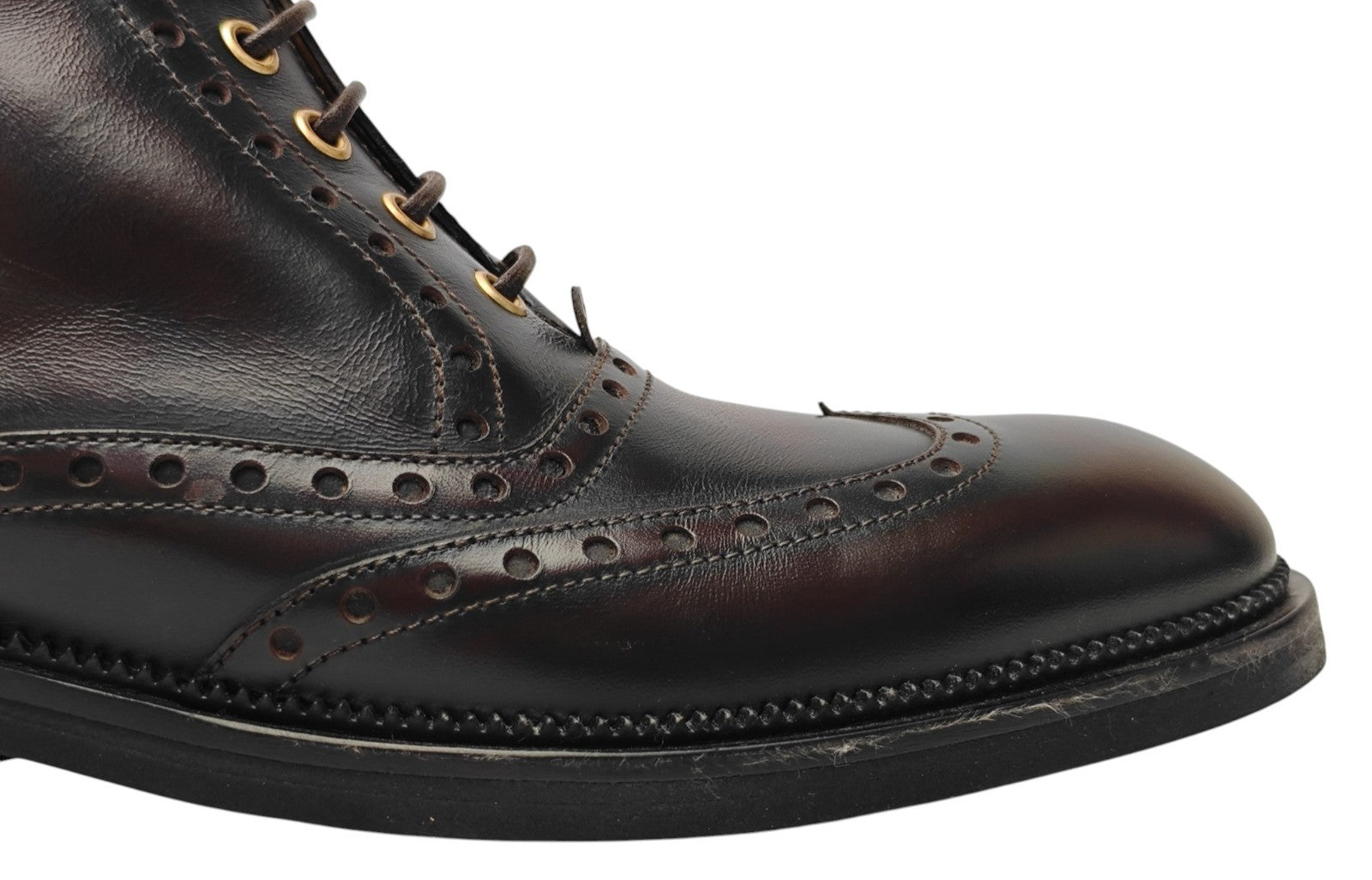 1450$ TESTONI Ankle Boot English Brushed Calf Dark Brown 8 UK / 9 US / 42 IT