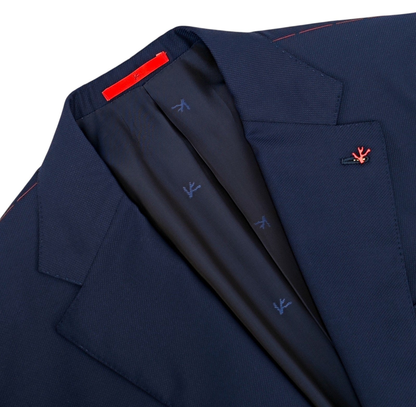 $5400 ISAIA NAPOLI "Marechiaro" Blue Sport Coat Fine Wool  50 US / 60 EU 8R