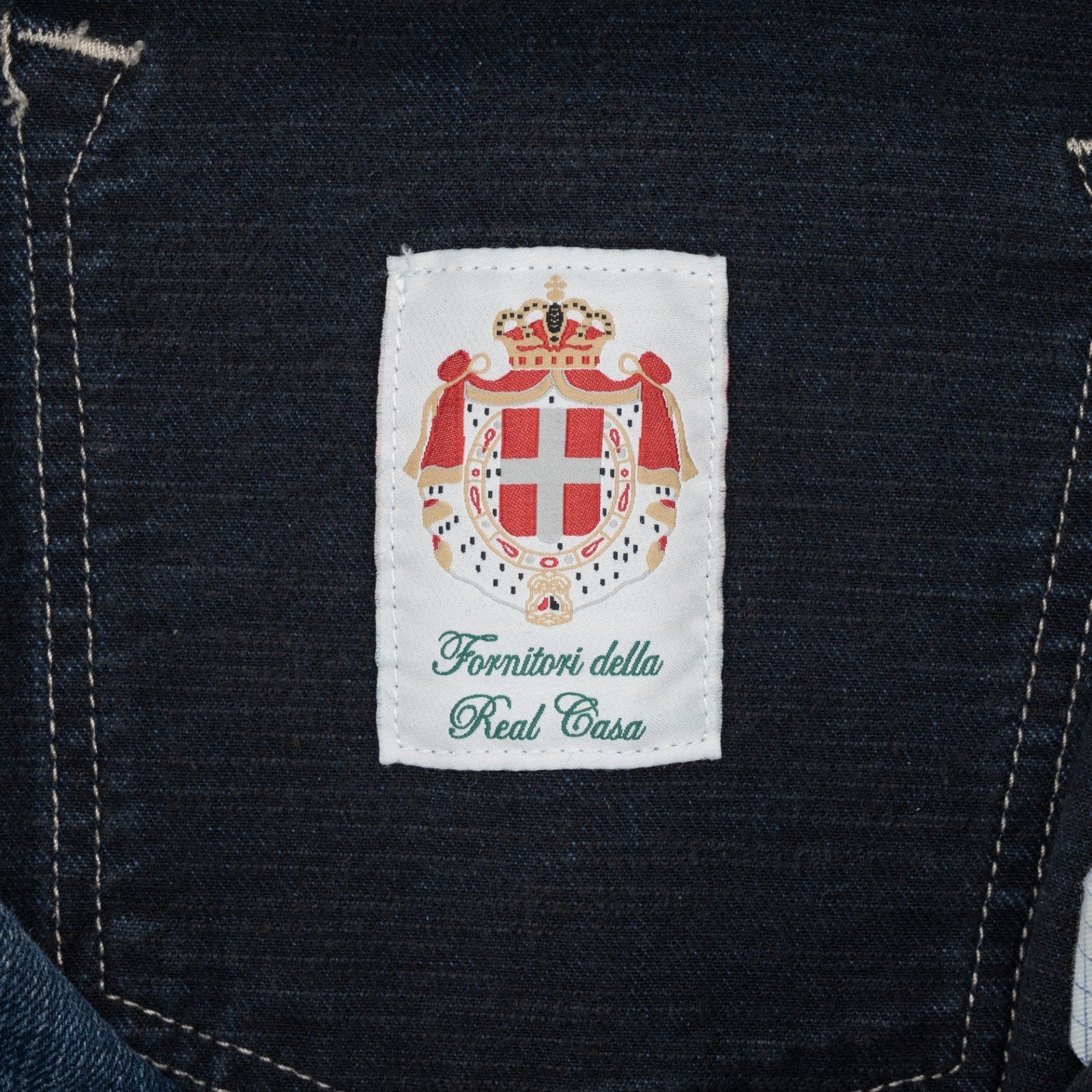 415$ LUIGI BORRELLI NAPOLI Blue Wash Denim Jeans Pant Cotton 34 US / 50 EU