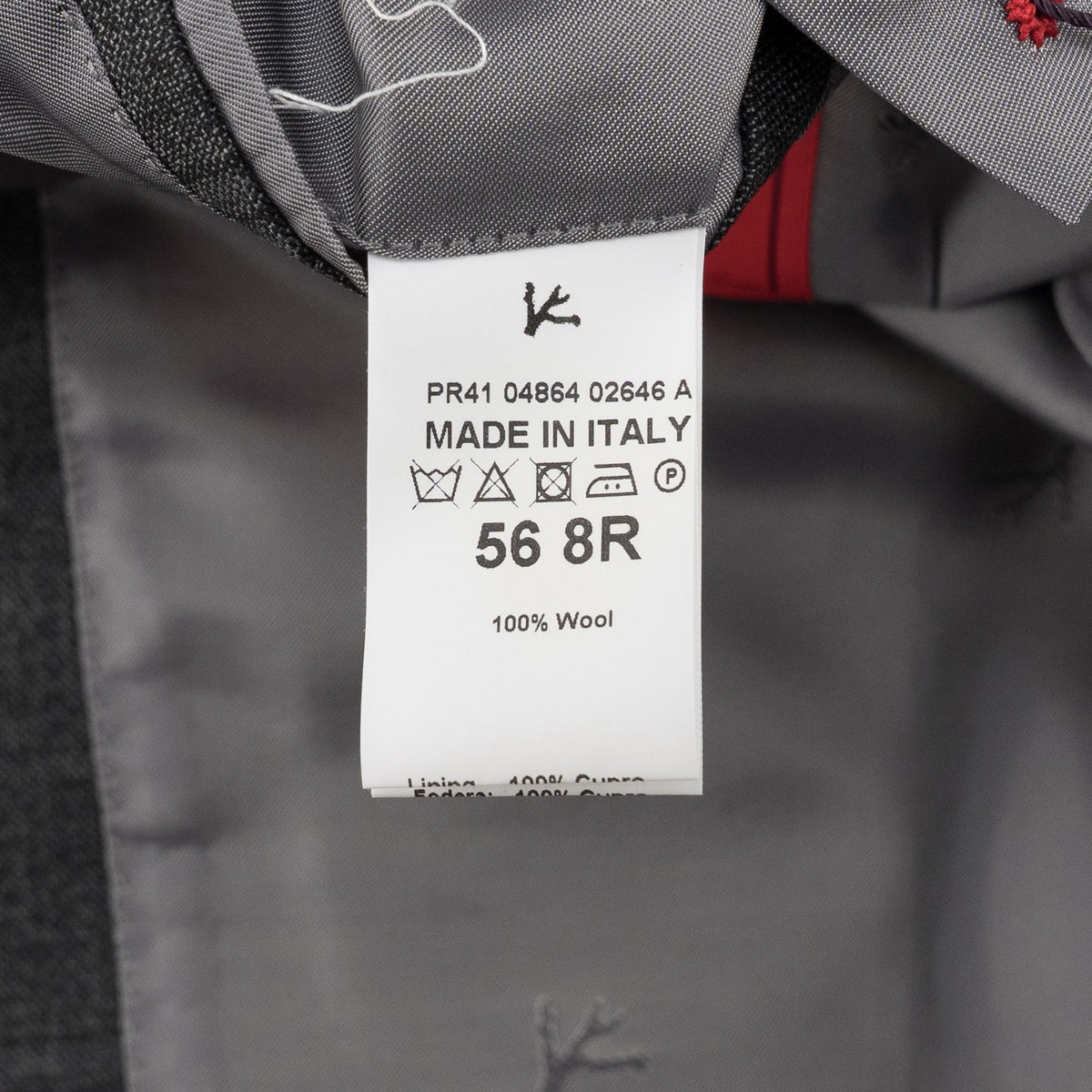 $6600 ISAIA NAPOLI "Marechiaro" Gray Suit Fine Wool 4 Season 46 US / 56 EU 7R