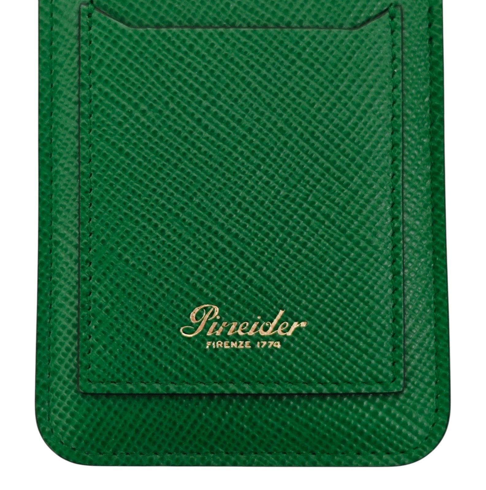 295$ PINEIDER FIRENZE 1774 Necklace Double Pen Holder Saffiano Calf Green