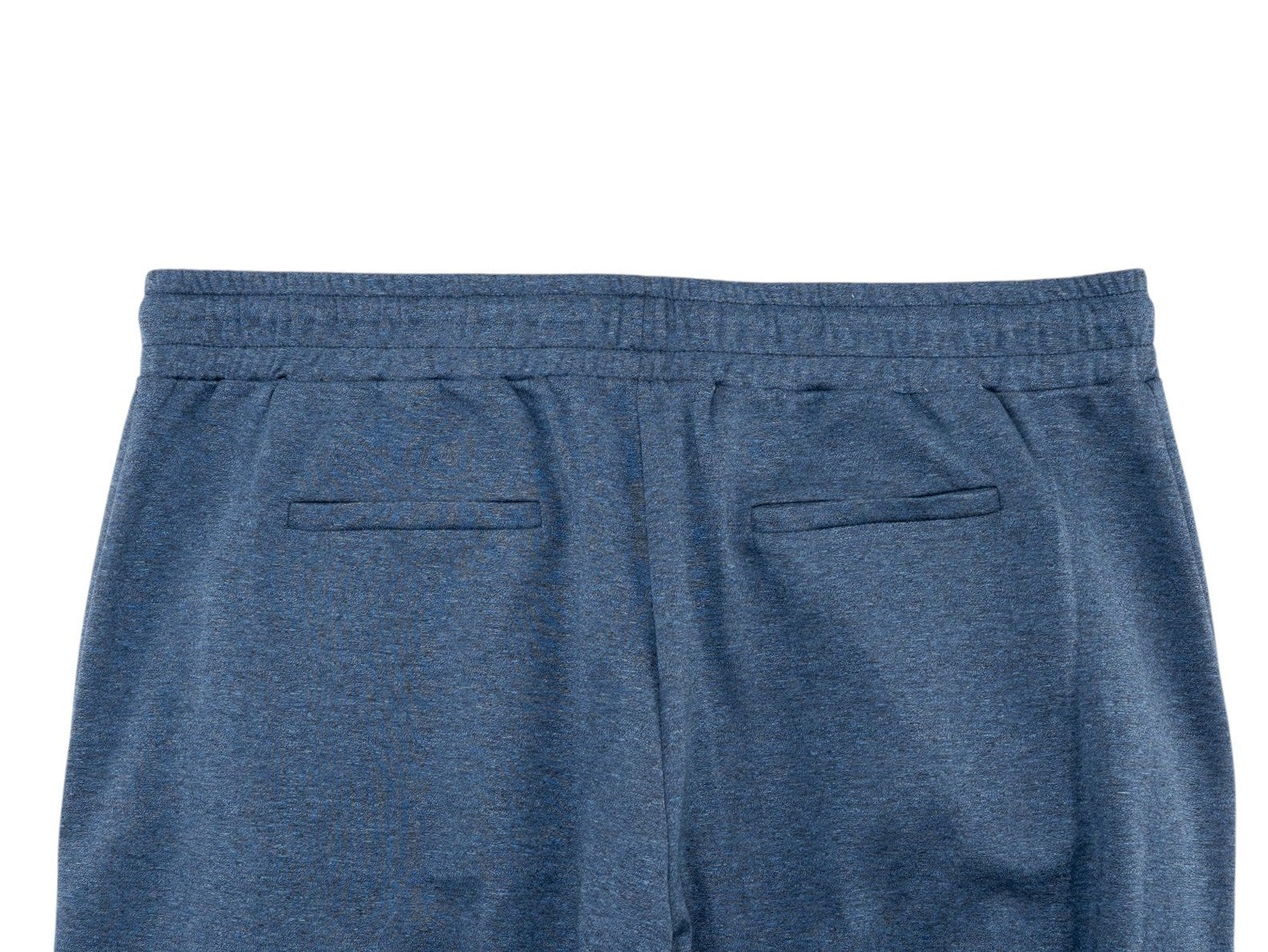 1250$ ISAIA NAPOLI Blue Indigo Drawstring Track Pant Jersey Cotton Size 4XL
