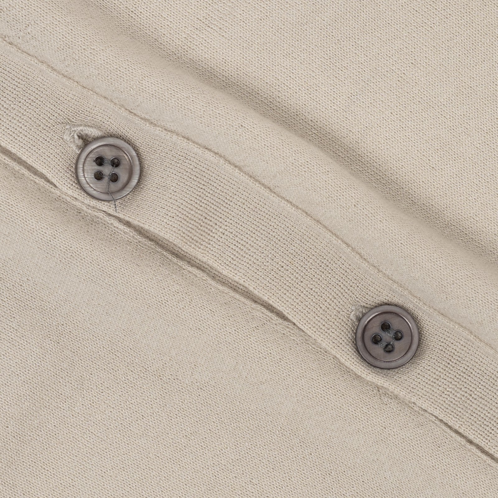 520$ RUBINACCI NAPOLI Beige Cardigan Vest Gilet 100% Extra Soft Cashmere Size S