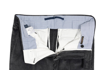 625$ RUBINACCI NAPOLI "Luca" Gray Cotton Corduroy Trouser Pant 30 US / 46 EU