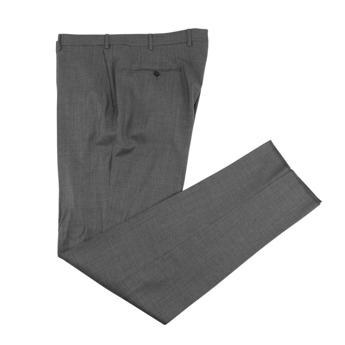 $6600 ISAIA NAPOLI "Capri" Gray Suit Fine Wool 4 Season 46 US / 56 EU 7R