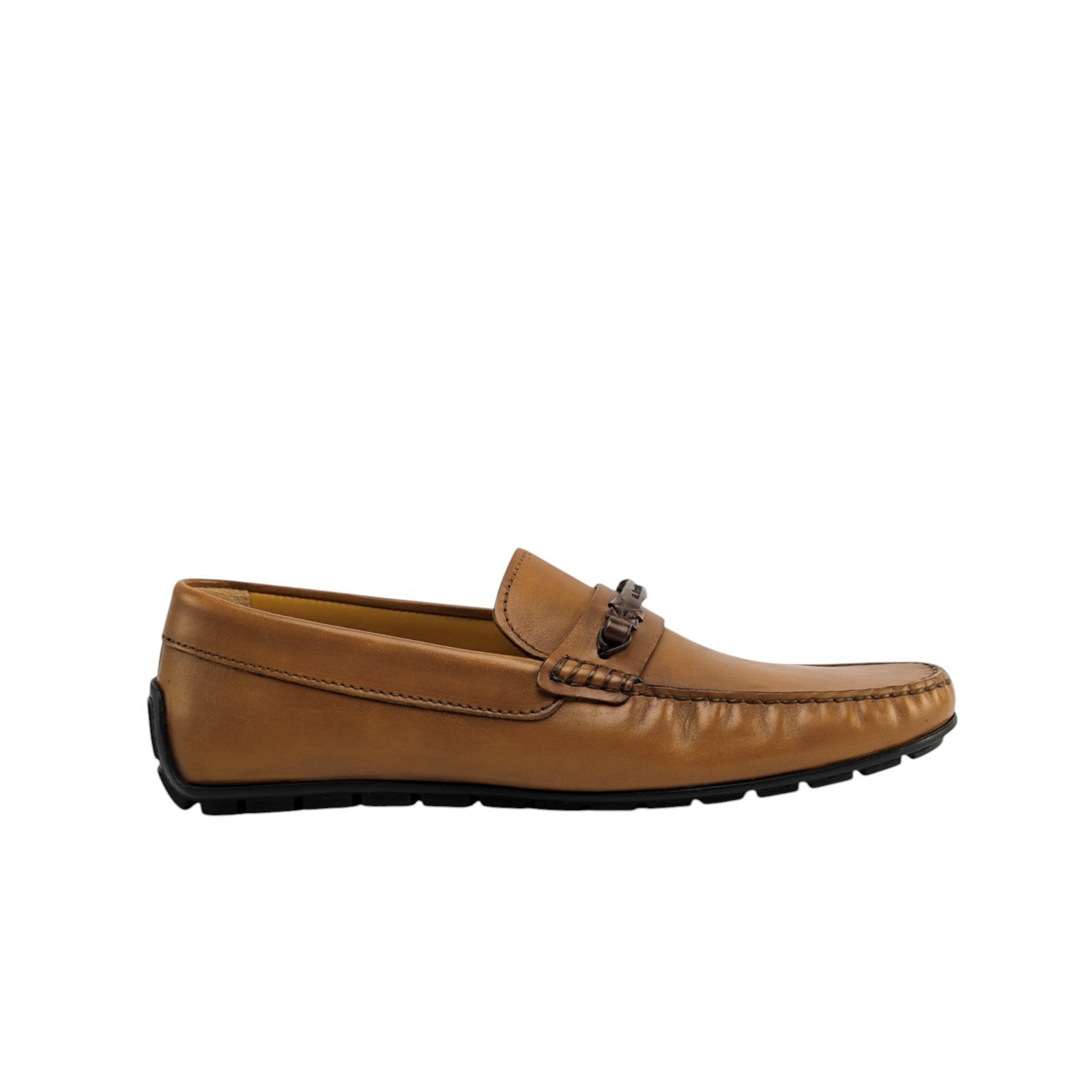 1200$ TESTONI Driver Loafer Shoes Top  Calf Caramel 8 UK / 9 US / 42 IT