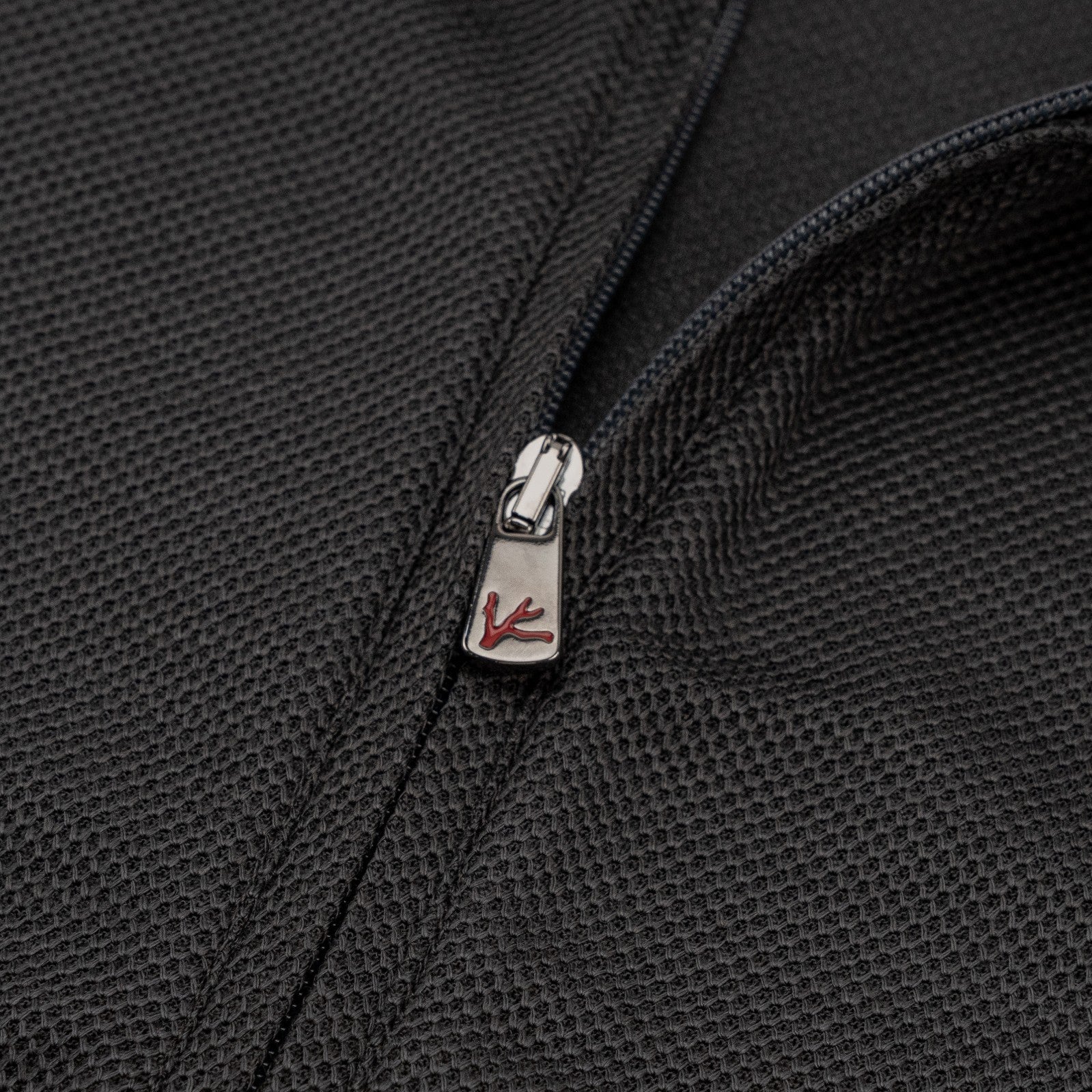1200$ ISAIA NAPOLI " Logo" Gray Polo Zip Long Sleeve Knit Wool Jersey