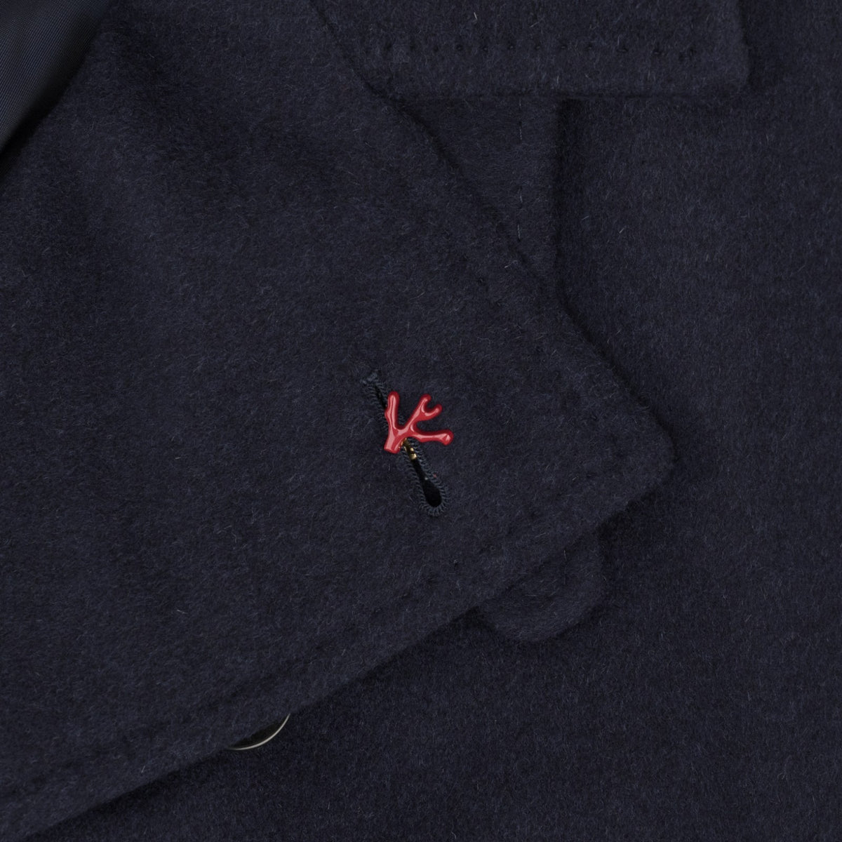 7250$ ISAIA APOLI Blue Navy Peacoat Coat Wool - Cashmere 50 US / 60 EU R