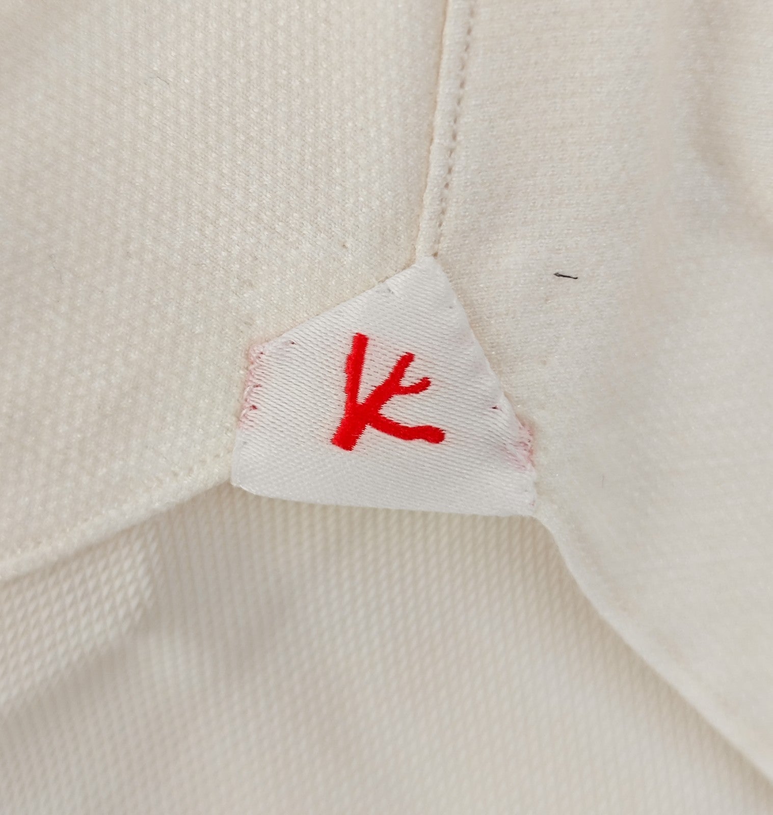 780$ ISAIA NAPOLI "Mix" Dress Shirt Ivory Medium Cotton - Silk 16 - 41  5R