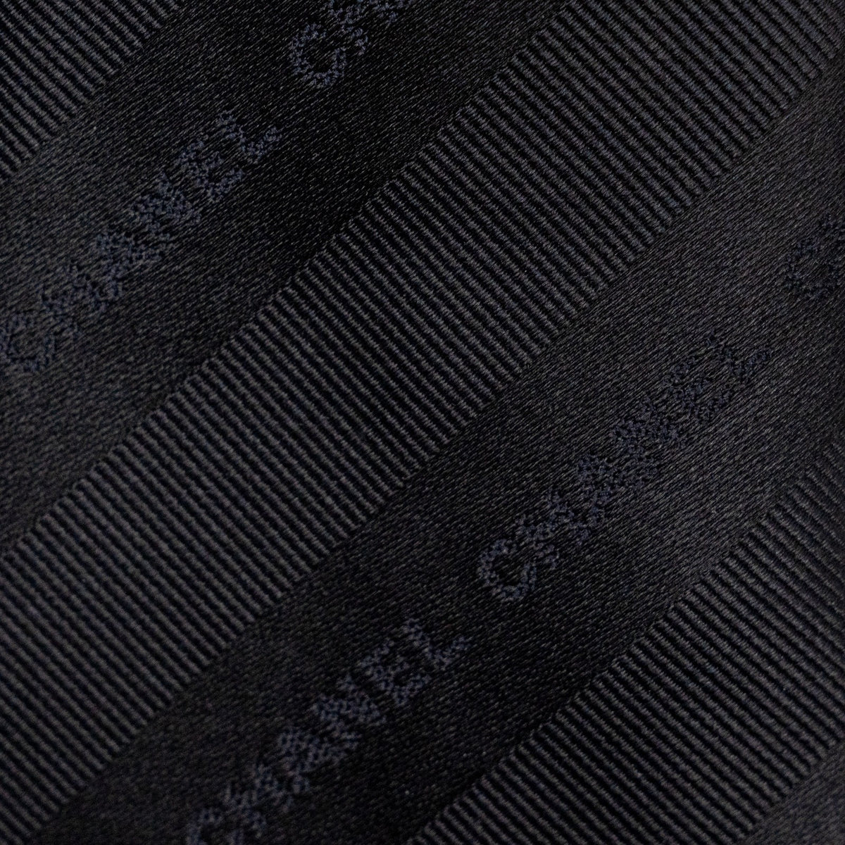$300 CHANEL PARIS Midnight Blue Regimental Tie 100% Silk - Made in Italy
