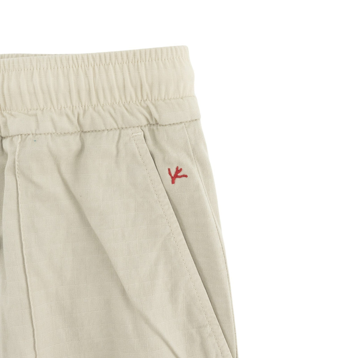 1050$ ISAIA Light Beige Drawstring Pant Cotton Regular Tapered Fit 32 US / 48 IT