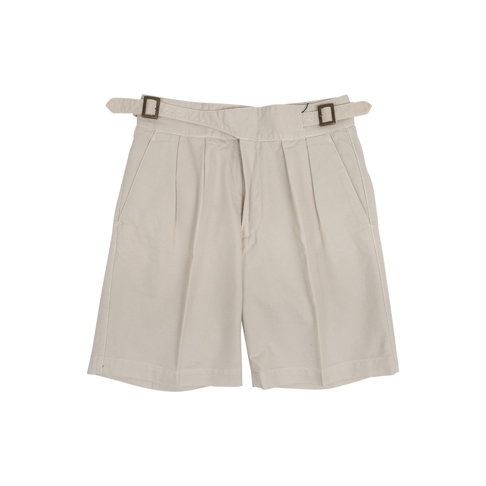 530$ RUBINACCI NAPOLI Manny Gurkha Short Pant beige Cotton 28 US / 44 IT